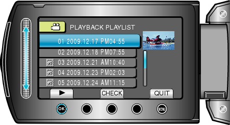 PLAYBACK PLAYLIST