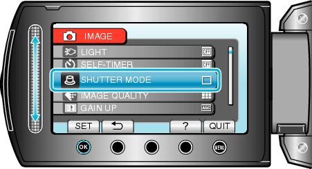 SHUTTER MODE (IMAGE)