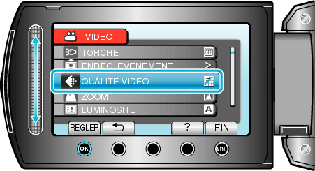 Select video quality