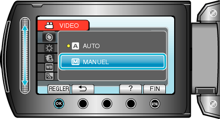 Select Manual setting