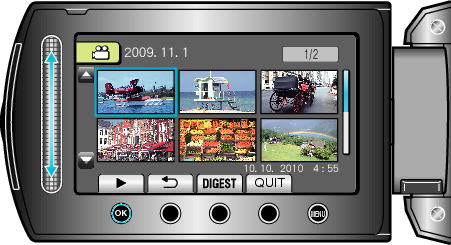 Select the desired video