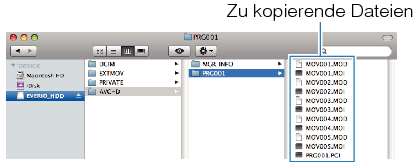 Copy files