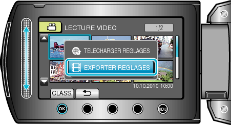 Select EXPORT SETTINGS