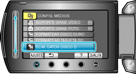 DELETE DATA ON HDD