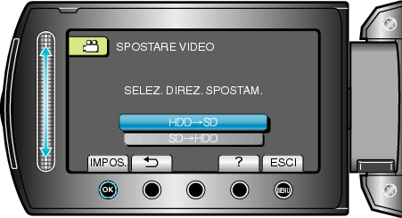 SELECT MOVE DIRECTION