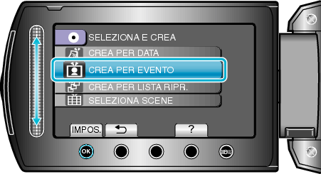 CREATE BY EVENT