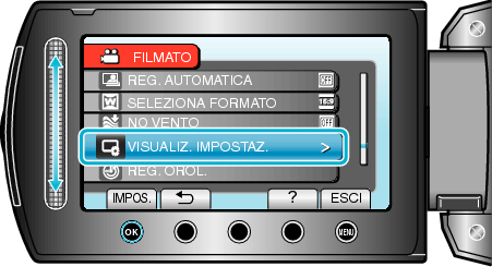 Select display setting