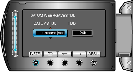 DATE DISPLAY STYLE
