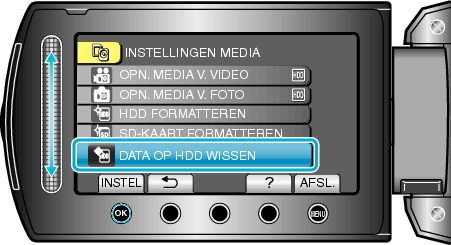 DELETE DATA ON HDD