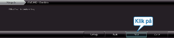 Copying to disc starts