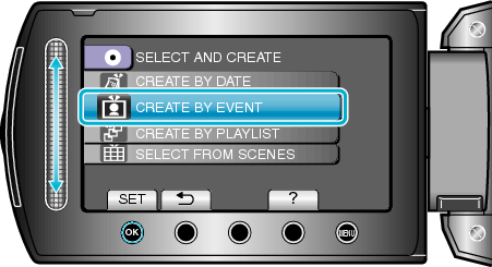 CREATE BY EVENT