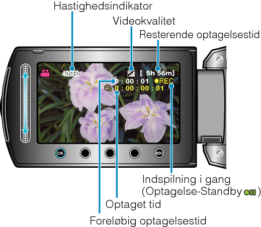 Indications During Time-Lapse Recording