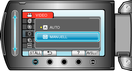 Manual brightness
