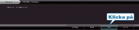 Copying to disc starts
