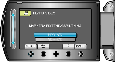 SELECT MOVE DIRECTION