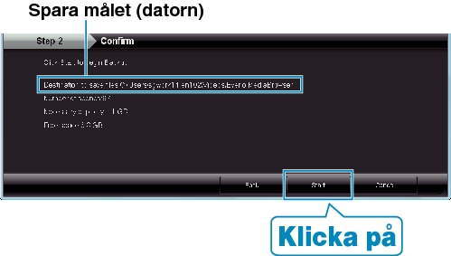 Backup starts