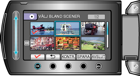 Select the desired video