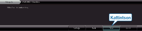 Copying to disc starts
