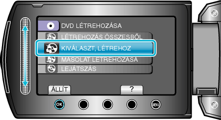 SELECT AND CREATE