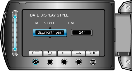DATE DISPLAY STYLE
