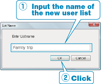 New user list