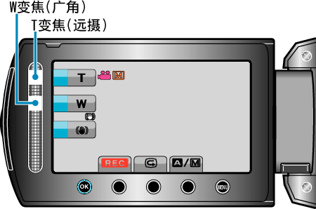Slider's T/W zoom