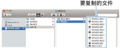 Copy files