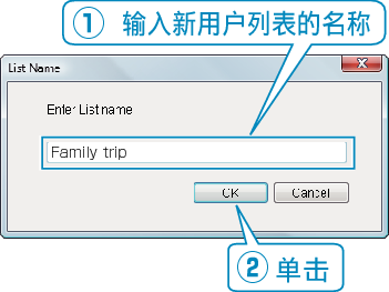New user list