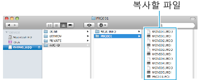 Copy files