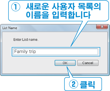 New user list