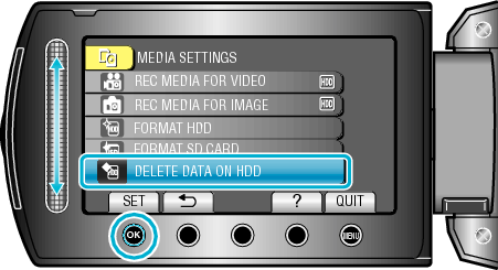 DELETE DATA ON HDD