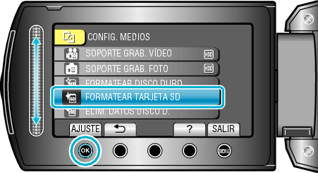 FORMAT SD CARD