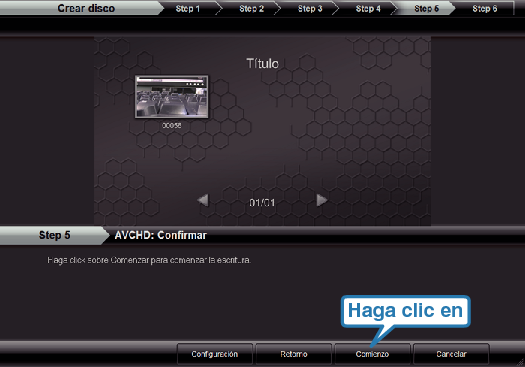 Copying to disc