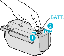 Detaching the battery pack
