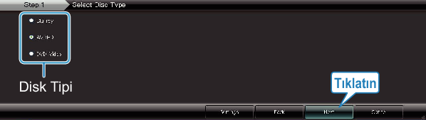 Selecting disc type