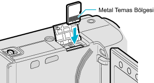 Inserting a microSD card