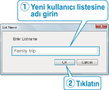 Adding user list