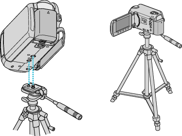 Tripod mounting