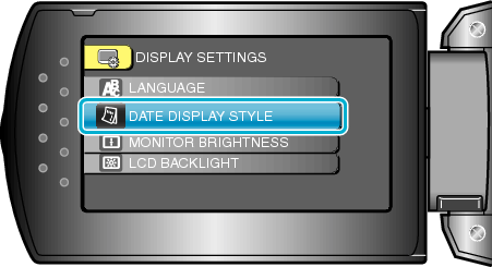 Date display style