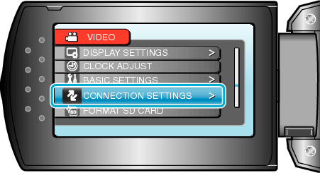 Connection setting