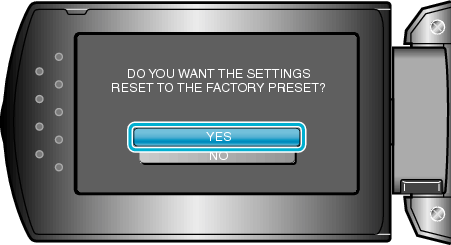 Select YES