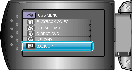 Select Backup