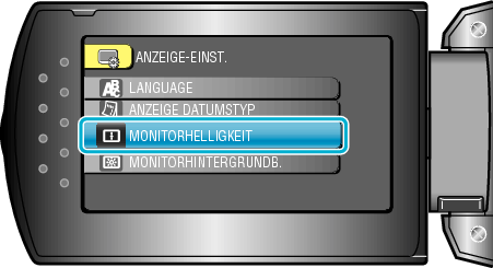 Select monitor brightness