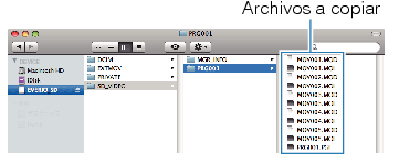 Copy files