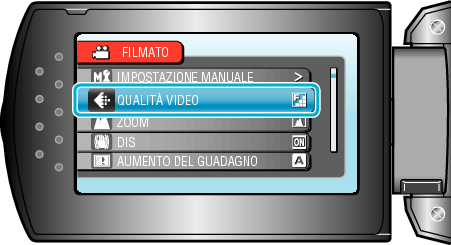 Select video quality