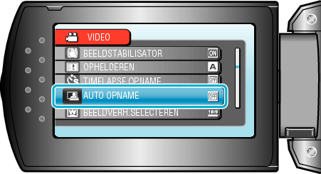 Select frame in REC