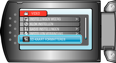 Format SD card