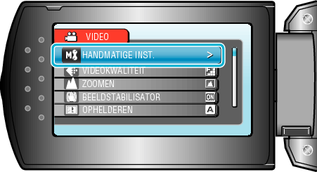 Select Manual setting