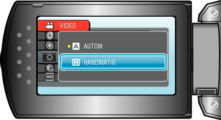 Select Manual setting