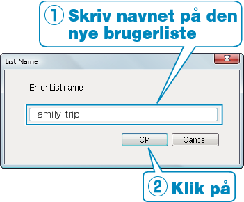 Adding user list